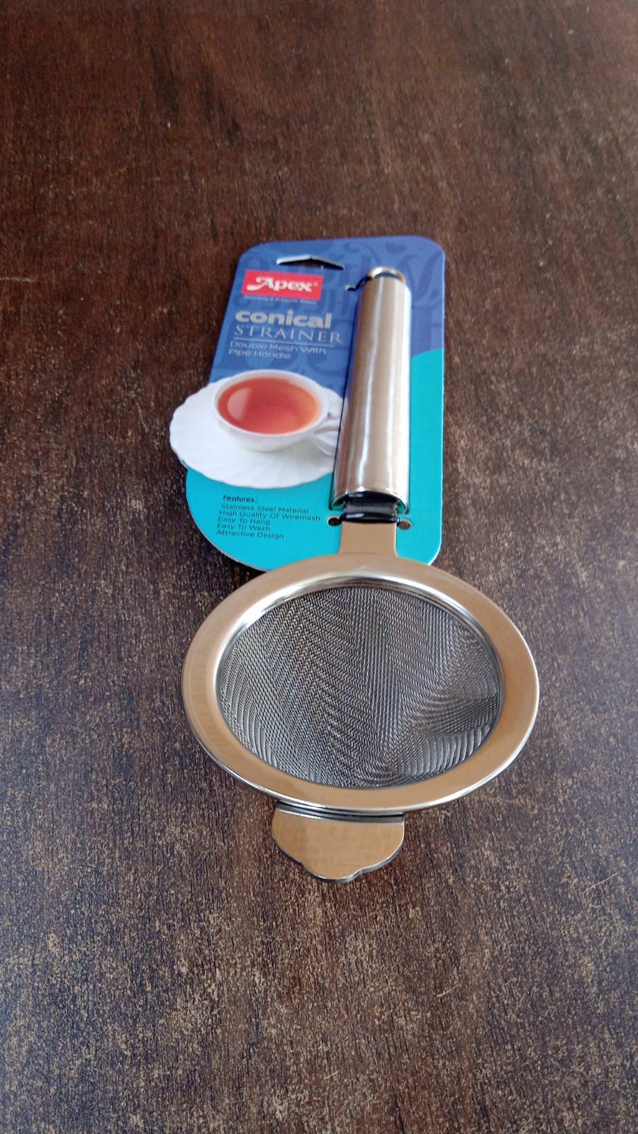 Apex Premium Conical Tea Strainer with Pipe Handle Apex Premium Conical Tea Strainer with Pipe Handle